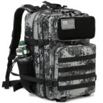 45L Tactical Backpack survival Bag Hunting MOLLE Backpack GYM For Men EDC Outdoor Hiking Rucksack Witch Bottle Holder